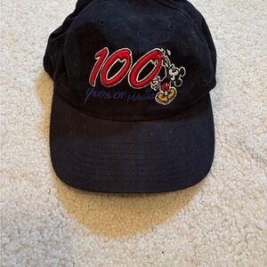 Disney Black and Red Mickey Mouse Cap